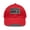 Red / Grey patch, variant on Volleyball Dad Hat Cap Strap Back Dad Hat With Patch High School College