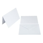 Hello Hobby A7 Blank All Occasion White Greeting Cards, with Envelopes 5 x 7 (12 Count)