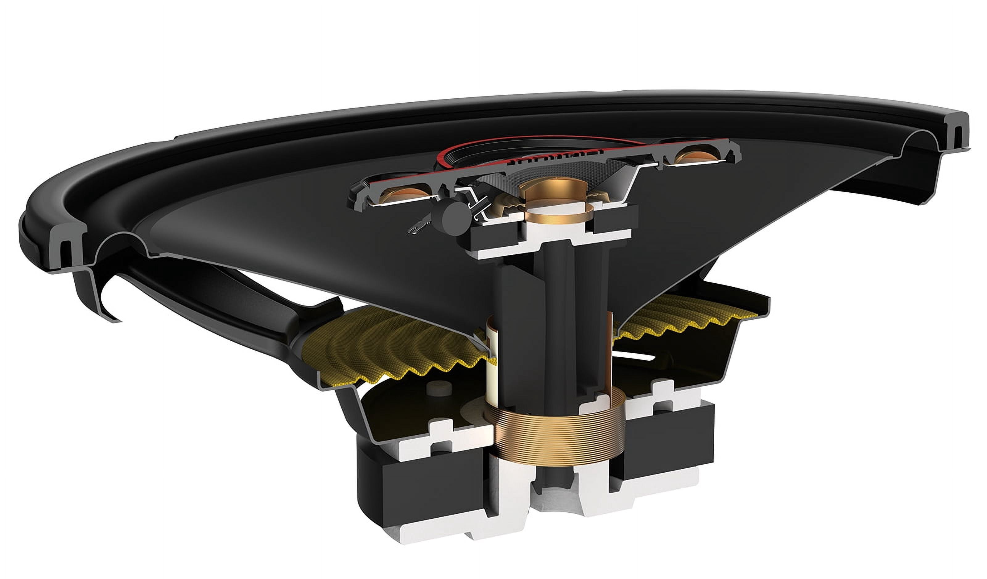 Pioneer TS-801M 6" x 8" 4-Way Coaxial Car Stereo Speakers, Full Range 350W Max Power, Easy Install (Pair)