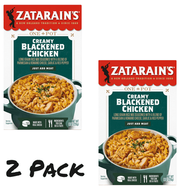 ( 2 Pack ) Zatarain's Creamy Blackened Chicken Rice Mix, 8 oz