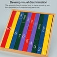 thumbnail image 4 of Neinkie Educational Decimal Bar Visual Discrimination Ability Logical Combination Relationship Wood Colorful Decimal Bar Toy for Boys, 4 of 9