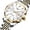 Two-Tone Gold Strap - White Dial, variant on Global Brand License by Global Brand License Men's Dress Watch Case Material Watch Band Style Wristwatch, Color