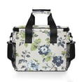 thumbnail image 7 of FORMRS Insulated Cooler Bag 24 Cans Capacity Soft Leakproof Lunch Box with Side Pockets, Light Floral Pattern, 7 of 7