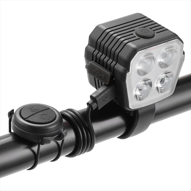 120dB Luz de Bocina de Bicicleta de Bicicleta 2 en 1 de Bicicleta 4LED para Accesorios de Bicicleta de Montaña Al Aire Libre