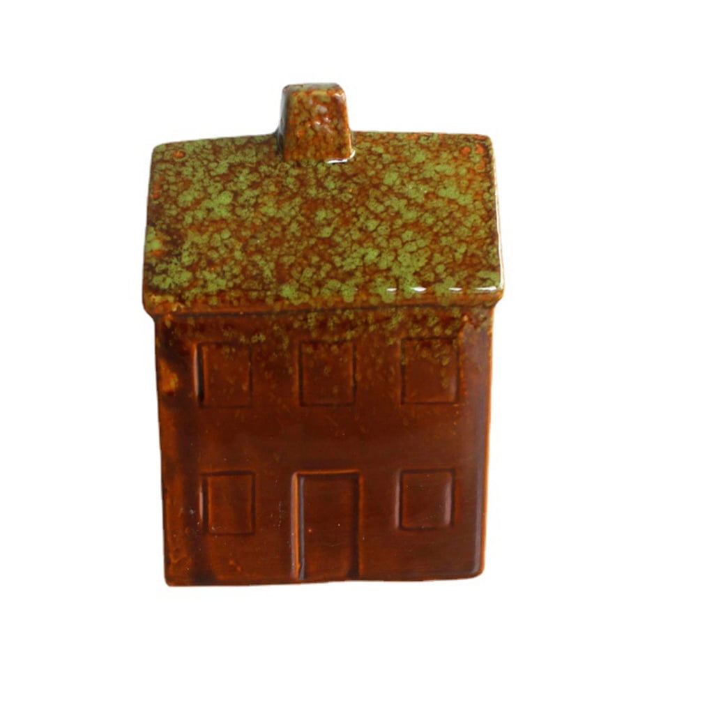 Animal Ceramic Hamster House, Shape Hamster Hideout House Animal Chinchilla Sleeping Bed Pet Supplies for Dwarf Hamsters and Gerbils