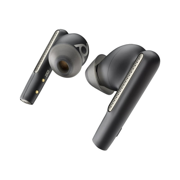 Poly Voyager Free 60 UC M - True wireless earphones with mic - in-ear - Bluetooth - active noise canceling - USB-A via Bluetooth adapter - carbon black - Certified for Microsoft Teams