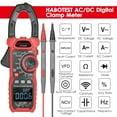 thumbnail image 2 of Amdohai HABOTEST AC/DC Digital Clamp Meter True-RMS Multimeter Anto-Ranging Multi Tester Current Clamp with Amp Volt Ohm Diode Capacitance Resistance Continuity NCV Temperature Duty Ratio VFD Tests, 2 of 7