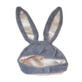thumbnail image 2 of Gorro con capucha con orejas de conejo,Capucha con orejas de conejo gorro de conejo de peluche gorros cabeza cálida,Disfraz de mujer para niñas Cosplay Gorro de conejo orejeras,Máscara con, 2 of 8