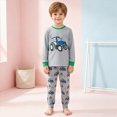 thumbnail image 2 of TOWED22 Toddler Pajamas Boys Girls Baby Pjs Sets Kids Long-Sleeve Snug fit Sleepwear 3 6 9 12 18 24 Months 2 3 4 5 6 7 8 9 Years(Green,4-5 Y), 2 of 9