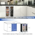 thumbnail image 5 of Luchar 24-Inch Wine and Beverage Refrigerator with Glass Door, 5 of 9