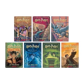 Harry Potter Paperback Box Set 1-7 Deluxe Edition with Stenciled