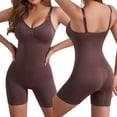 thumbnail image 5 of POP CLOSETS Women's Slip Full Body Shapewear Tummy Control Bodysuits Seamless Thigh Slimmer One Piece Butt Lifter Jumpsuit, 5 of 7