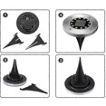 thumbnail image 2 of 2025 Latest Model Solar Ground Lights 12 LEDs 4 Pack Outdoor Solar Pathway Lights, 2 of 2