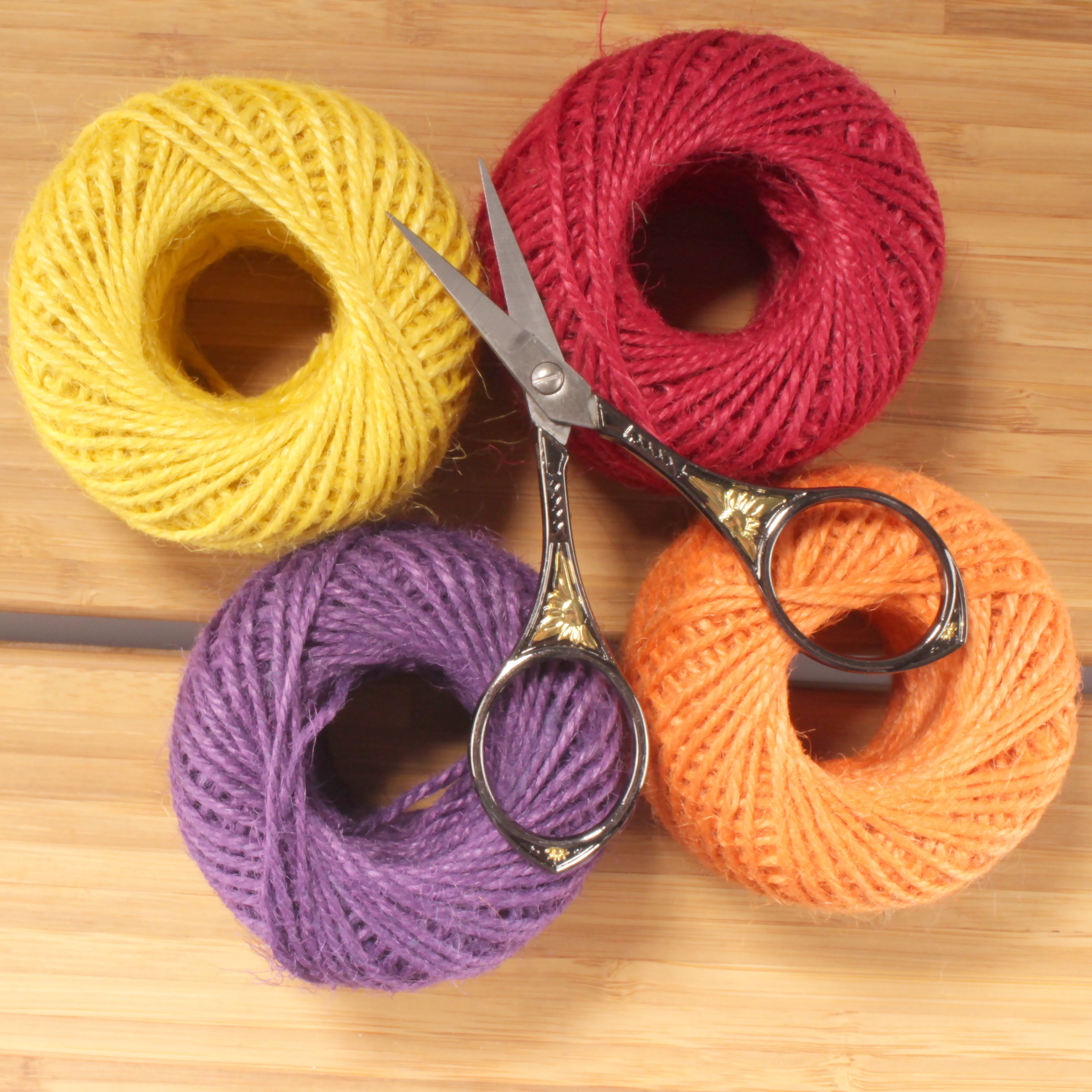 JubileeYarn Heirloom Craft Embroidery Scissors w/ Decorative Cast Handles Sun Motif - cs04 Assortment