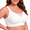 White, variant on VEOFUX Women's Wireless Back Smoothing Bra, Seamless Full Coverage, M-5XL