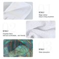 thumbnail image 2 of Yayeee Kitchen Hanging Hand Towels Set of 2 with Loop Bathroom Absorbent Tie Towel, Art Water Lilies Pattern, 2 of 7
