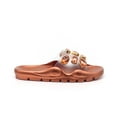 thumbnail image 2 of Cape Robbin Treasure Rose Gold Fashion Sandals Pool Slide Clear Jewel Mule (Rose Gold, 6), 2 of 2