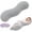 Grey, variant on Pea Pod Body Pillow for Side Sleeper, 105 x 30 CM Pea Pod Body Pillow for Adults, S Shaped Ergonomic Bolster, Soft Alignment Pillow for Back Hip Leg Support Sleep