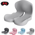 thumbnail image 1 of 2026New Memory Foam Car Seat Cushion – Ergonomic Lumbar Support Cushion for Back Pain Relief | Comfortable Car Booster Seat & Office Chair Cushion | Non-Slip, Machine-Washable Cover, 1 of 9