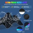 thumbnail image 3 of Mouse Pad with Phone Holder, Wireless Charging Desk Mat, RGB Gaming Mousepad Home Office Large Desk Pad with Ultra-Smooth Surface, Non-Slip Base, Waterproof Keyboard Pad, Classic, 3 of 7