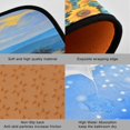 thumbnail image 4 of Coolnut Kitchen Rugs 2 Piece Waterproof Non Slip Kitchen Mat Sunflowers Kitchen Rug Set for Sink Office Kitchen Cafe, 19.7"x47.2"+19.7"x27.6" Home Decor Gifts, 4 of 7