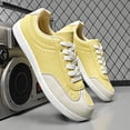 thumbnail image 6 of Men's Dress Sneakers, Leather Fashion Sneakers for Men Oxfords Classic Handmade Comfortable Lace Up Platform Flat Sneakers Tennis Retro Shoes, 6 of 9