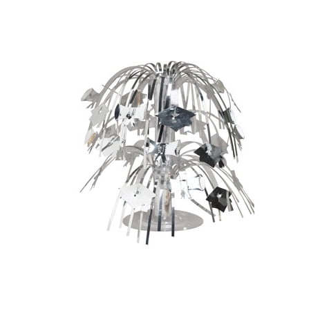 Pack of 12 Silver Mini Cascade Centerpiece Graduation Party Decorations 8.5