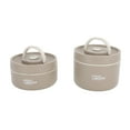 thumbnail image 1 of 304 Stainless Steel Thermal Bento Box with Lid, Portable Round Insulated Lunch Container for Work, School, Outdoor Dining, 1 of 8