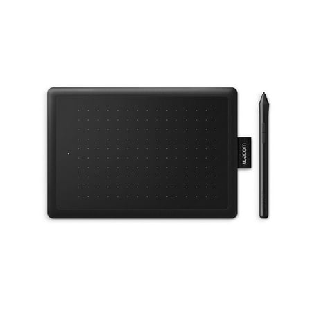 One by Wacom Student Drawing Tablet (small) – Works with Chromebook, Mac, PC - Black/Red