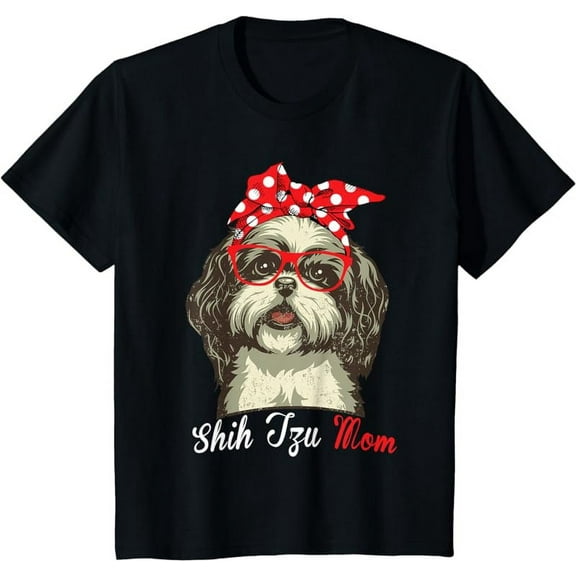 Funny Shih Tzu mom for Shih Tzu Dog Lovers T-Shirt