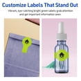 thumbnail image 4 of Avery Printable Wraparound Labels, Bright Green, 1.5" x 3.5", 400ct, 4 of 11