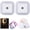 White-2PCS, variant on Square Light-Controlled Night Light, 6-Pack Dusk to Dawn Sensor for Bedroom