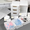 thumbnail image 3 of mdesiwst 1 Set Desktop Storage Box Modular 3-Drawer Organizer Scratch-Resistant Desk Drawers for Jewelry Stationery Cosmetics Storage And Organization, 3 of 8