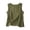 Army Green, variant on Womens Tank Tops,Loose Fit Sleeveless Crew Neck Tops with Side Slit,Size S-3XL