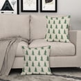 thumbnail image 3 of Christmas Tree Pillow Covers 18x18 Set of 2 Green Xmas Rustic Style Winter Print Decorative Outdoor Pillowcases Farmhouse Vintage Holiday Decorations Throw Cushion Case Decor for Couch Sofa Bed, 3 of 5