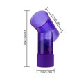 thumbnail image 4 of Seitruly Difusor de secador de pelo, secador de pelo, rodillo rizado, difusor de plástico, herramienta de peinado Cuidado del cabello violeta Seitruly CE000347-03B, 4 of 6