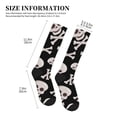 thumbnail image 2 of Picia black white Skull bone Printed Sports Compression Socks - 15-20mmHg Graduated Compression, High-Performance Soft and Breathable Socks for Men and Women, 2 of 5