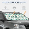 thumbnail image 4 of Wukai Hello Summer Print Windshield Sun Shade, Car Front Window Shades Sunshade Cover Sun Visor Shield Block Automotive Interior Protector Blocks UV Rays-Small, 4 of 6