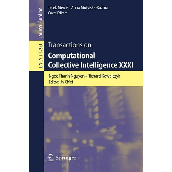 Transactions on Computational Collective Intelligence XXXI, (Paperback)