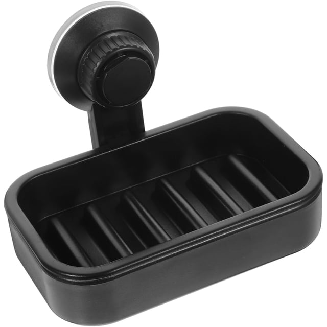 Bandeja de jabón de cascada autodrenante, ventosa montada en la pared, dispensadores de estropajos, soporte de jabón para fregadero, caja de jabón grande