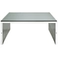 thumbnail image 2 of Modern Contemporary Living Room Metal Coffee Table Silver, 2 of 4