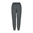 thumbnail image 4 of Sngxgn Womens Pants with Pockets Straight-Leg Loose Comfy Drawstring Lounge Running Long Active Casual Sweatpants(Grey,L), 4 of 9