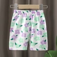 thumbnail image 2 of Gubotare Youth Shorts Boys Kids Toddler Boys Stretch Shorts Boys Cotton Solid Color Bottoms Cargo Shorts Joggers Boys Basketball Shorts 2T 3T (Light Purple,2-3 Years), 2 of 7