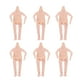 thumbnail image 1 of Muñeca articulada de 6 piezas, cuerpo desnudo, accesorio para muñecas DIY, cuerpo de muñecas de plástico, 1 of 7