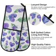 thumbnail image 2 of Yayeee Double Oven Mitt Kitchen Heat Resistant Baking 35" x7" Quilted Glove, Love Lavender Pattern, 2 of 6