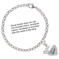 thumbnail image 2 of Delight Jewelry Silver-tone Little Sister Heart - Silver-tone Clip on Charm with Mini Year 2025, 2 of 4