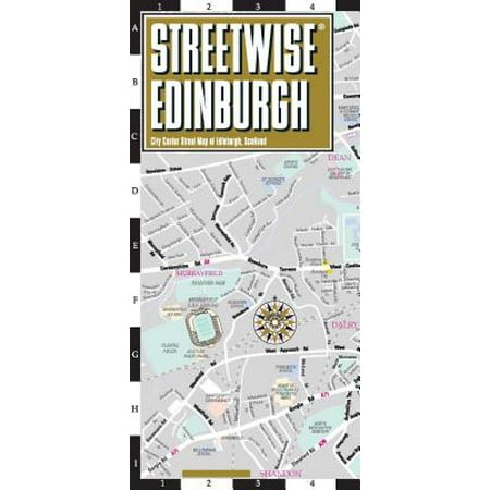 Scotland Road Map Streetwise edinburgh map - laminated city center street map of edinburgh, scotland: 9782067230088 ()