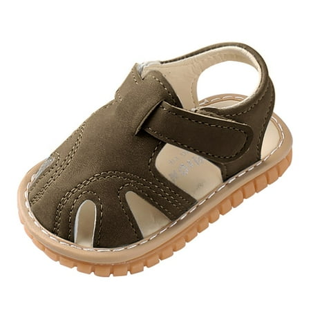 

Relanfenk Baby Shoes for Boys Girl Fashion Girls Flat With Cute Beach Summer Sandals Cute Soft Shoes