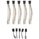 thumbnail image 4 of 5PCS RC Aircraft 6S Balance Head with Cap Extension Charging Cable Lead Cord 10Cm DIY for Li Po Batt, 4 of 5