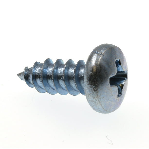 Sheet Metal Screws, SelfTapping, Pan Head, Phillips Drive, 10 X 1/2